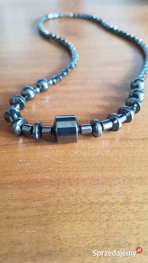 Naszyjnik korale hematyt 44 Nowy Sącz