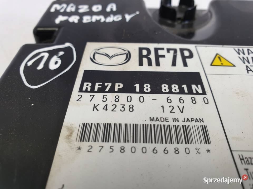 Mazda 5 Premacy II STEROWNIK SILNIKA 2758006680 Chełm sprzedam