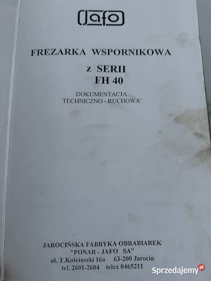 Frezarka FWH40J