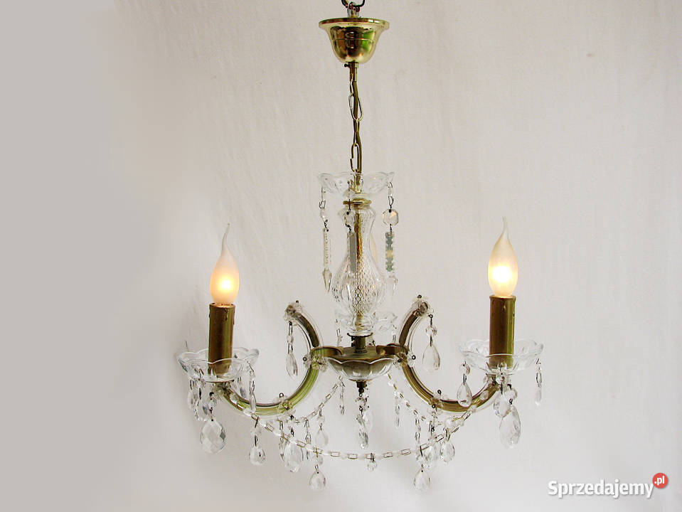 Żyrandol Lampa Kryształki zachodniopomorskie Szczecinek