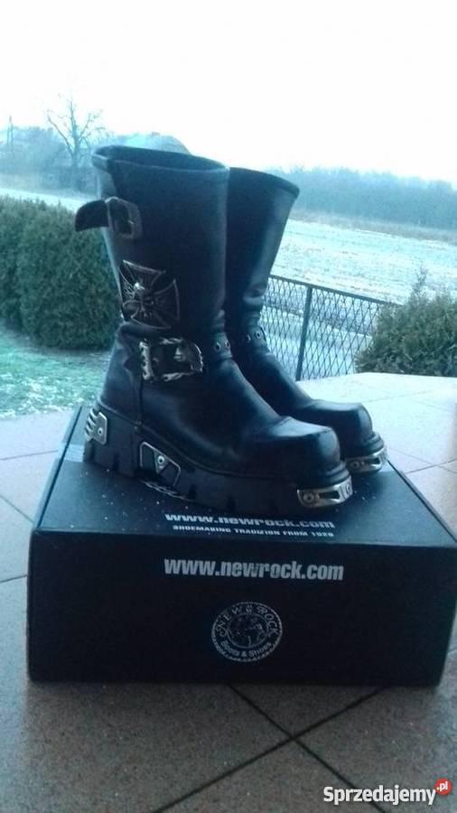 BUTY ROCK ITALI NEGRO 39 Rybnik sprzedam