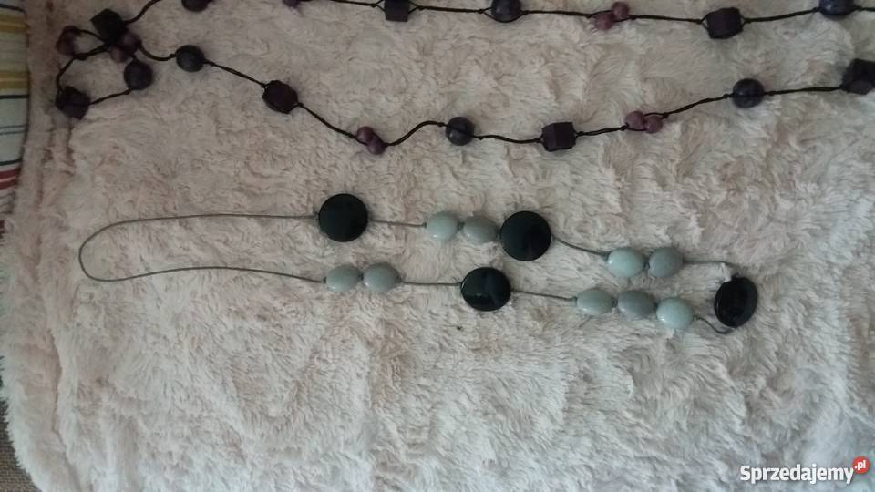 Drewniane korale Warszawa sprzedam