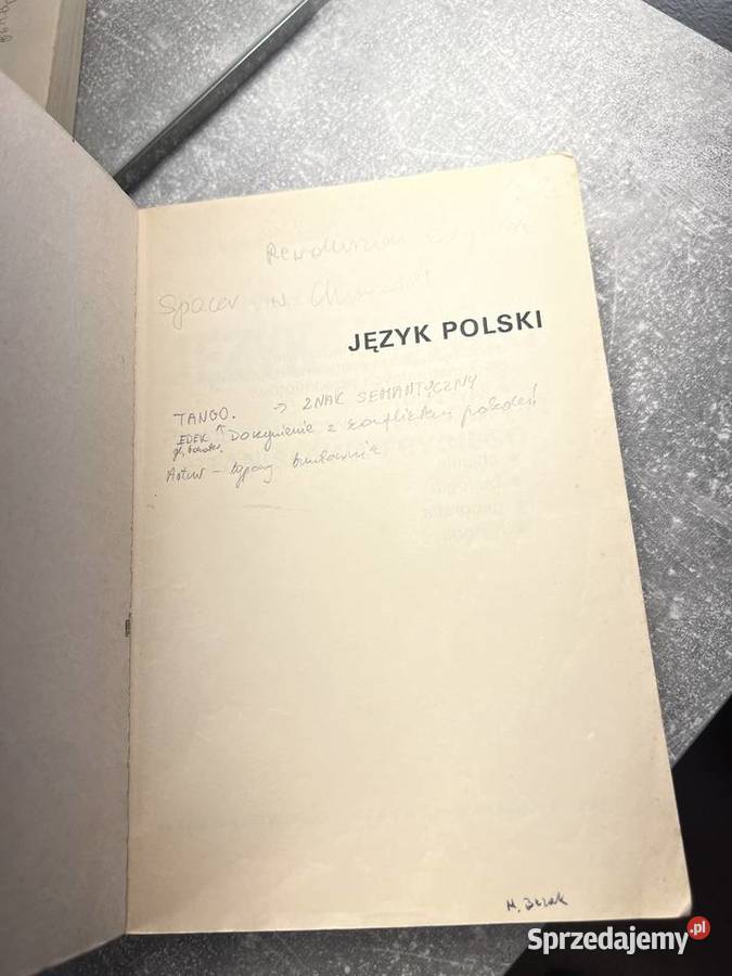 Vademecum maturzysty Język polski z 1992 Jasło