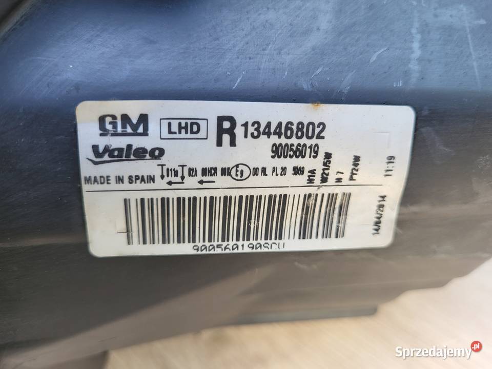 Opel Corsa D Lampa przód prawa WYSYŁKA prawe