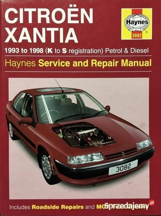 Xantia Haynes książka napraw i dane techniczne śląskie Tychy