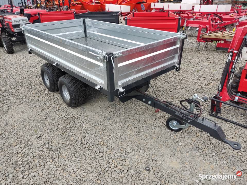 Przyczepy transportowe jedno dwu osiowe nowe nieuszkodzony Wrocław