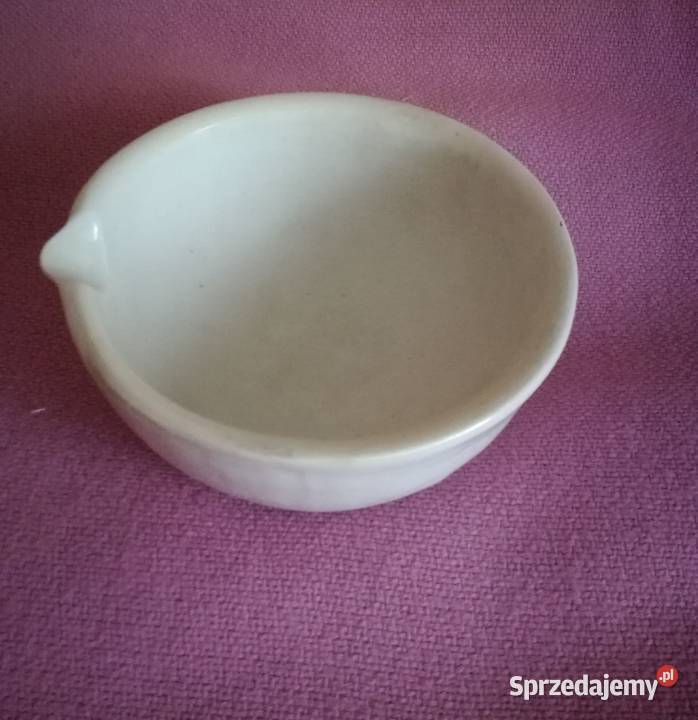 Moździerz porcelanowy z wylewem laboratoryjny fi Łódź sprzedam