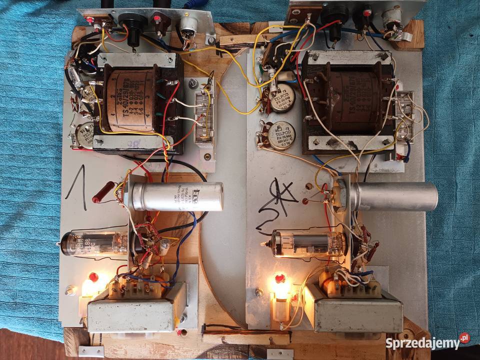 Wzmacniacz lampowy DIY na lampach ECL 86