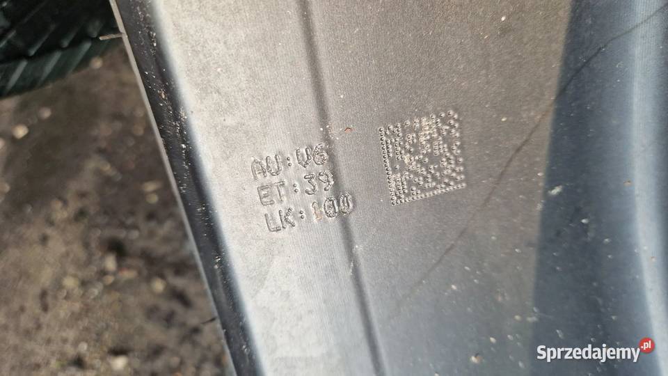 VW felgi aluminiowe 5x100 ET39 FJx18 DOT 3922 Średnica 18" Samochodowe wielkopolskie Słowikowo