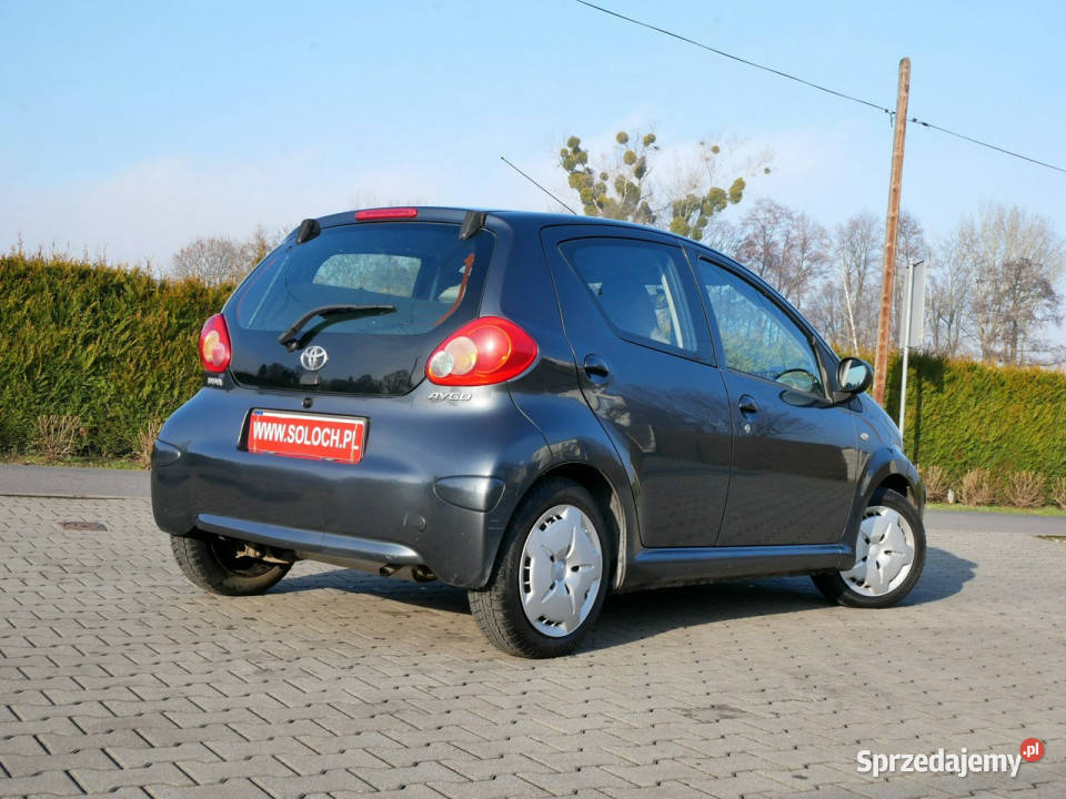 Toyota Aygo 10 VVTi 68 5D Klima Krajowy Koła benzyna śląskie Goczałkowice-Zdrój