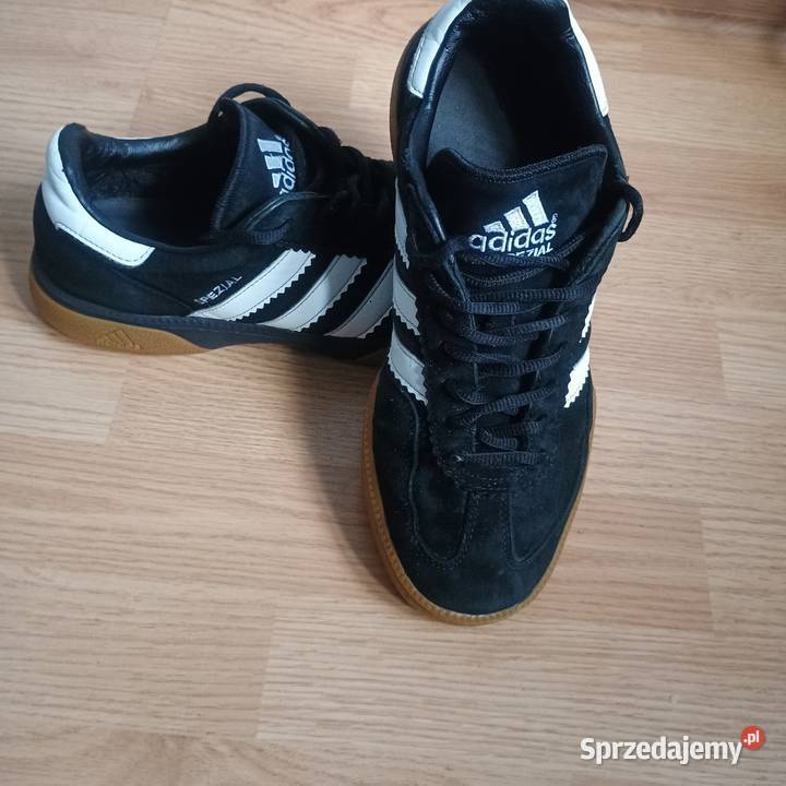 Buty Adidas Handball Spezial czarnobiałe zamsz Kielce