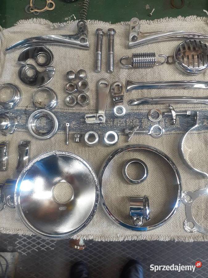 Simson części chromy nie motorynka komar ogar Świecie