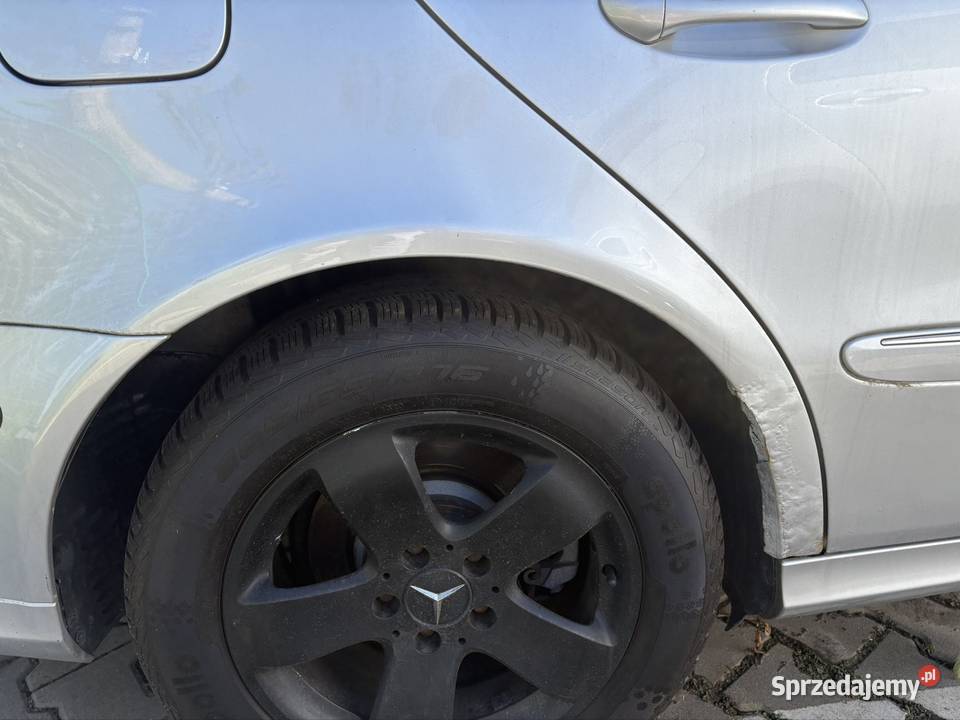Mercedes e270 cdi w211 avangarde srebrny dolnośląskie Jelenia Góra