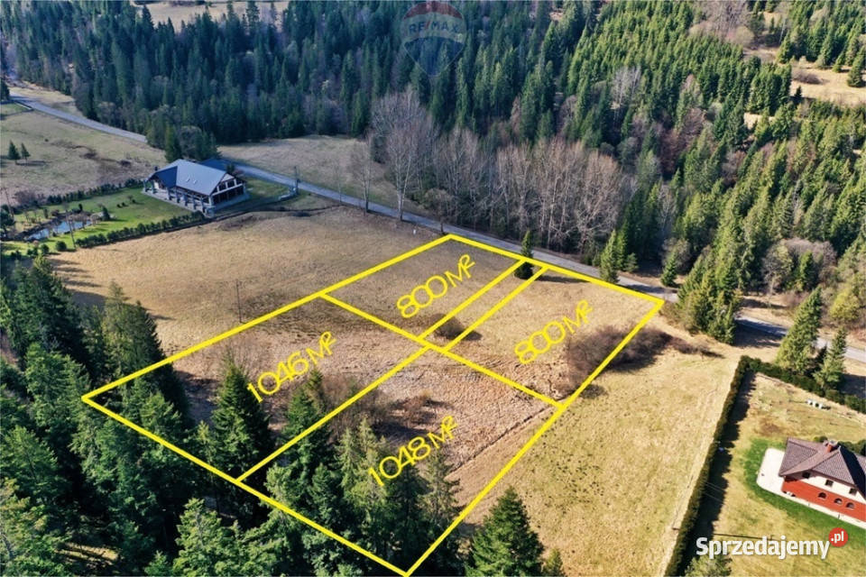 Działka budowlano rolna w Rycerce Górnej śląskie Rycerka Górna