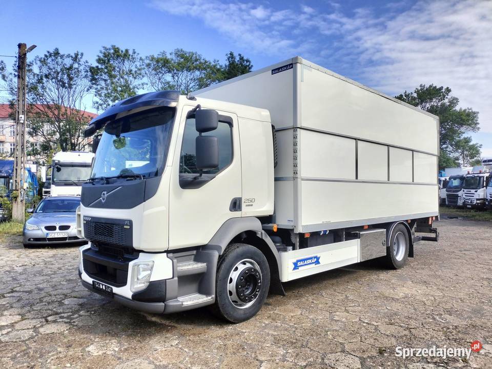 VOLVO FL 4x2 REGULOWANY KONTENER IZOTERMA WINDA elektryczne szyby śląskie Częstochowa