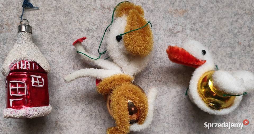 Bombki choinkowe pajacyki zawieszki choinkowe