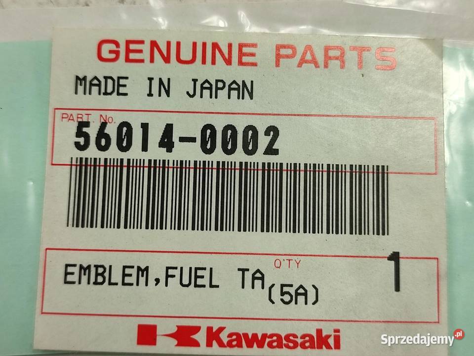 NAKLEJKA EMBLEMAT NA BAK PRAWA STR KAWASAKI ZR7 lubelskie sprzedam