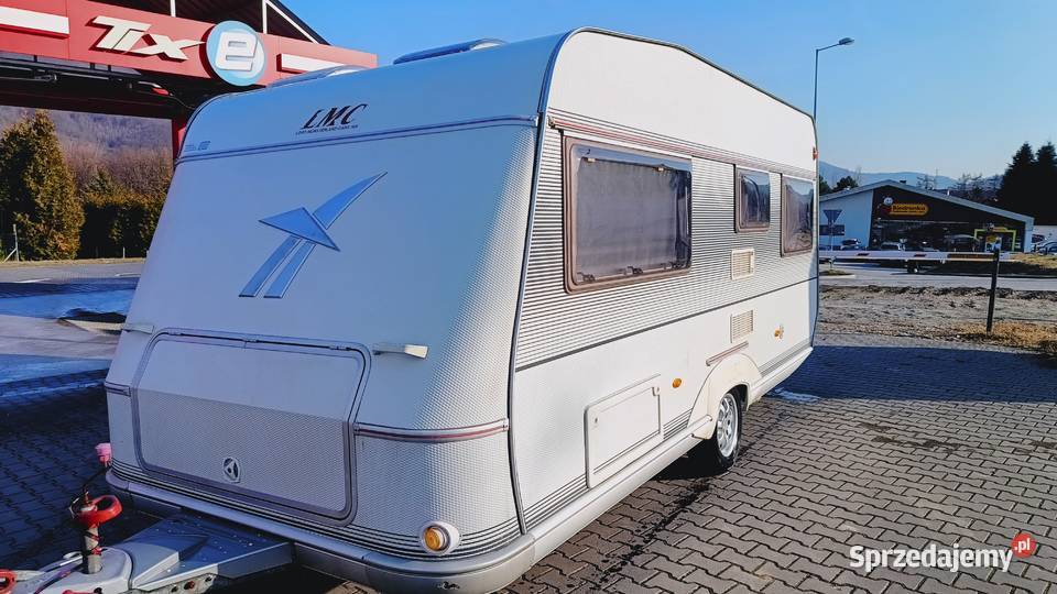 PRZYCZEPA kempingowa campingowa kemping OKAZJA Rok produkcji 2003 Międzybrodzie Bialskie