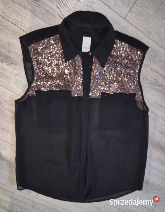 Bluzka damska cekiny 40L Bluzki i koszule Łódź