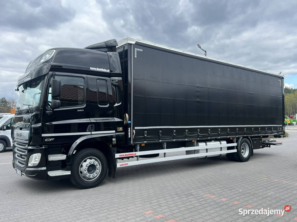DAF CF 320 E6 Winda Firana Tył Drzwi Dach pierwszy właściciel Widełki