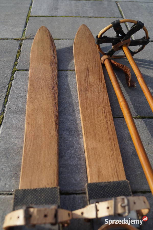 Stare narty dziecięce 90 kijki Pozostałe Pruchnik
