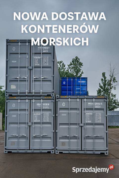 kontenery morskie nowa dostawa kontenerów Gdańsk