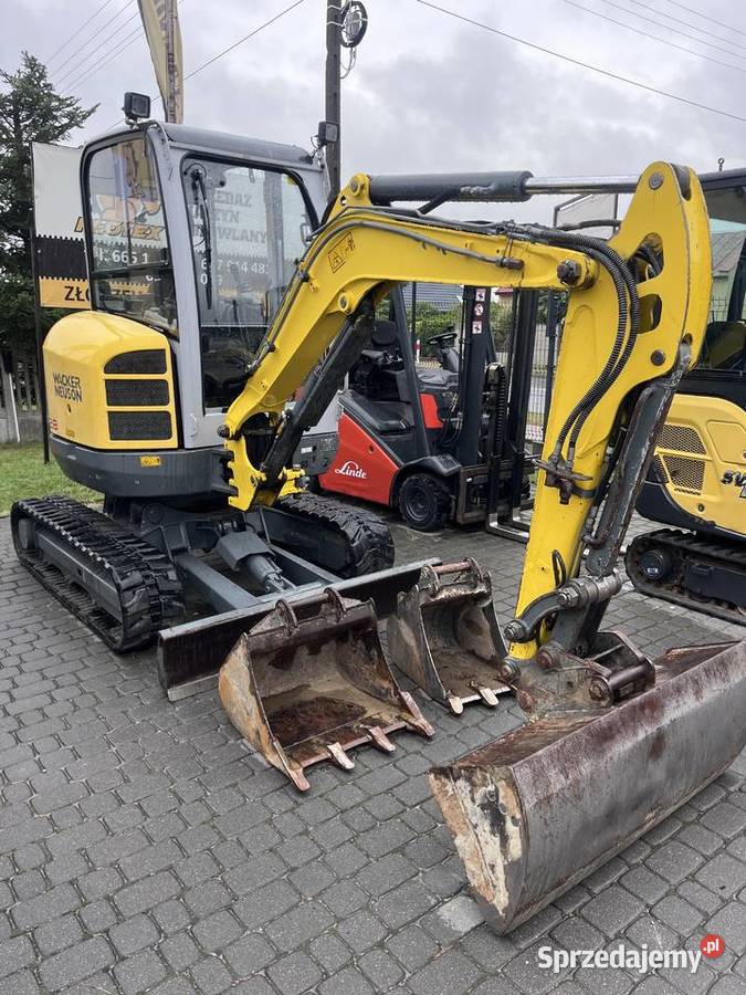 Minikoparka Wacker Neuson EZ28 z VDS 2014 roku