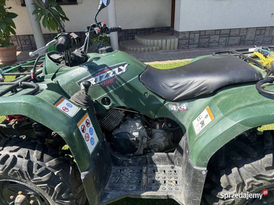 Yamaha Grizzly 350 4x4 Ultramatic Wyciągarka Rok produkcji 2012