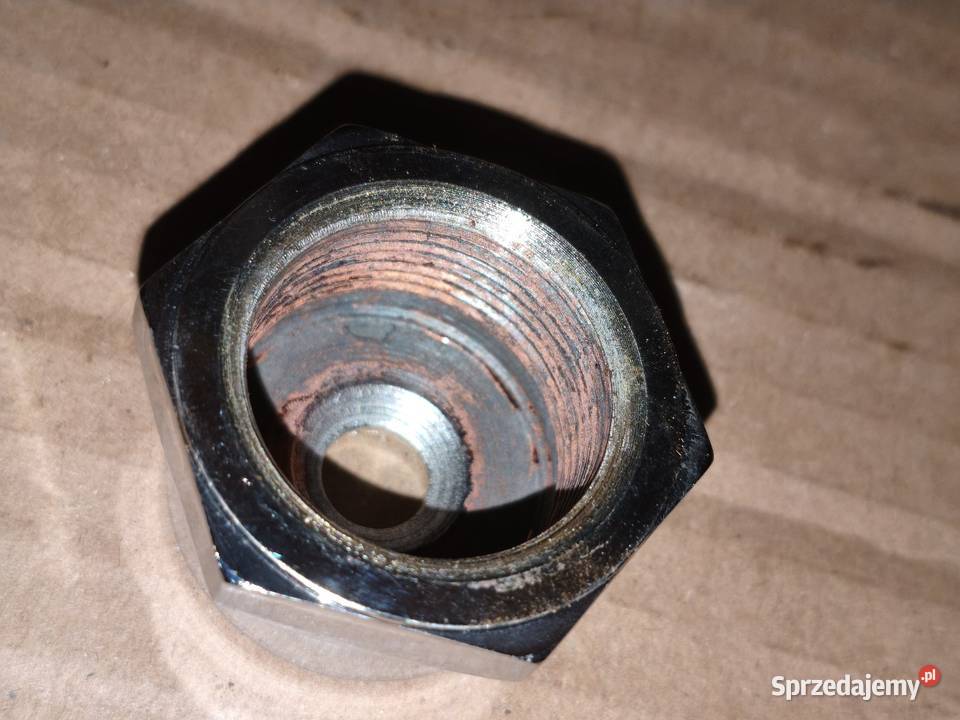 Nakrętka chromowana górnej półki Dniepr MT K650 Części i akcesoria motocyklowe Leszno