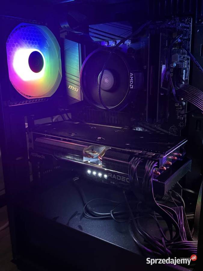 Komputer gamingowy RX 7700 XT 2 monitory i dolnośląskie Wrocław