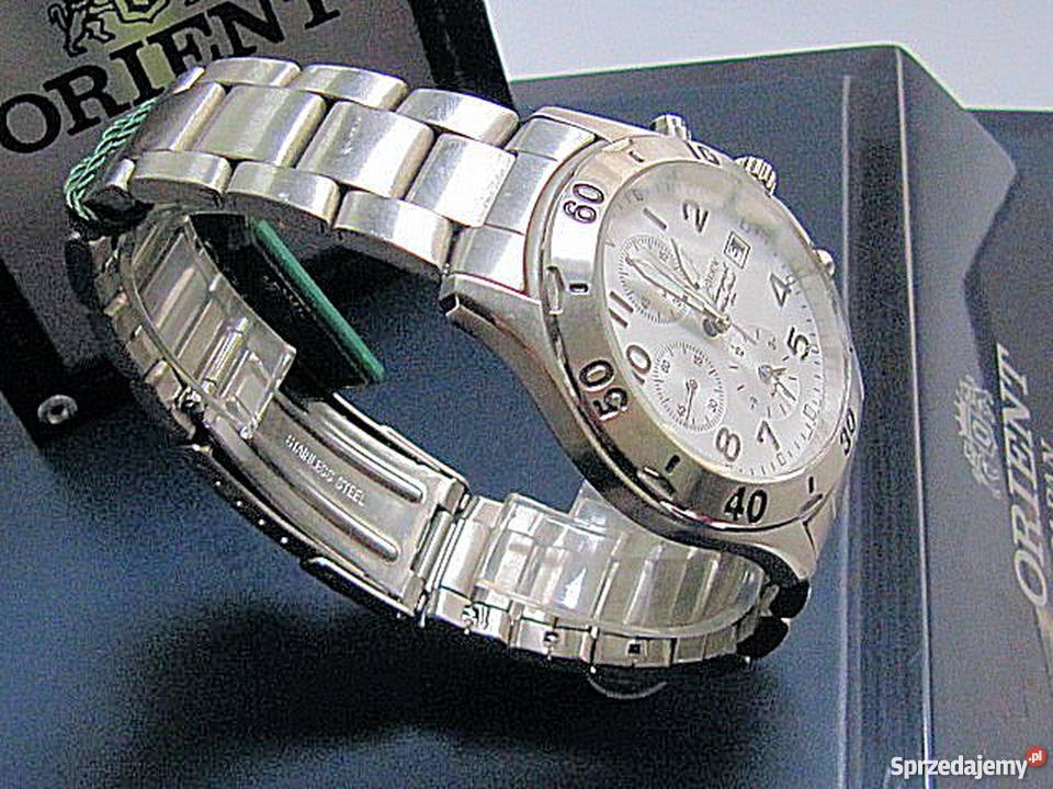 Japoński zegarzegarek Orient Quartz Chronograph