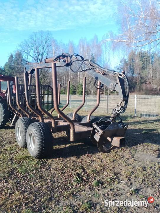 Przyczepa leśna zrywkowa HDS podlaskie Nurzec-Stacja sprzedam