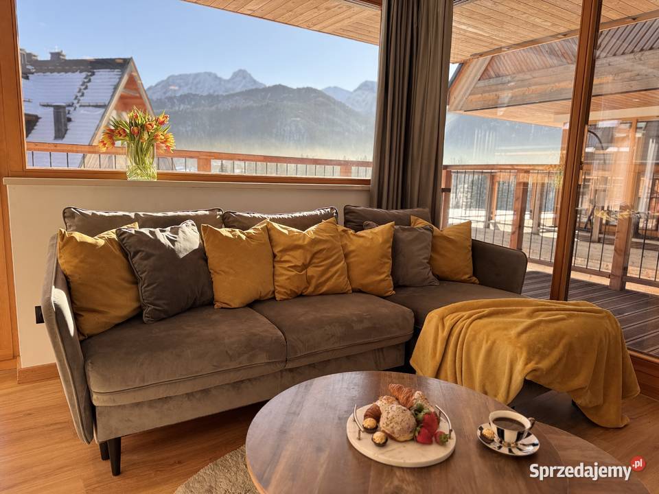 Kompleks 4 widokowych apartamentów 23VAT bliźniak małopolskie Kościelisko sprzedam