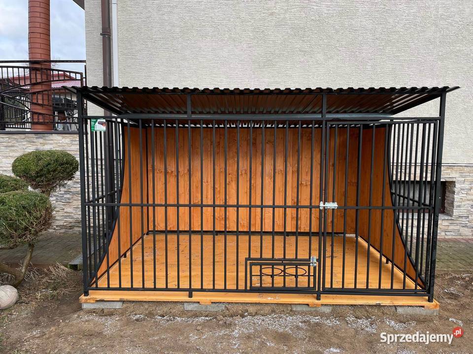 Kojec psa Łezka WZMOCNIONY GROŹNYCH PSÓW