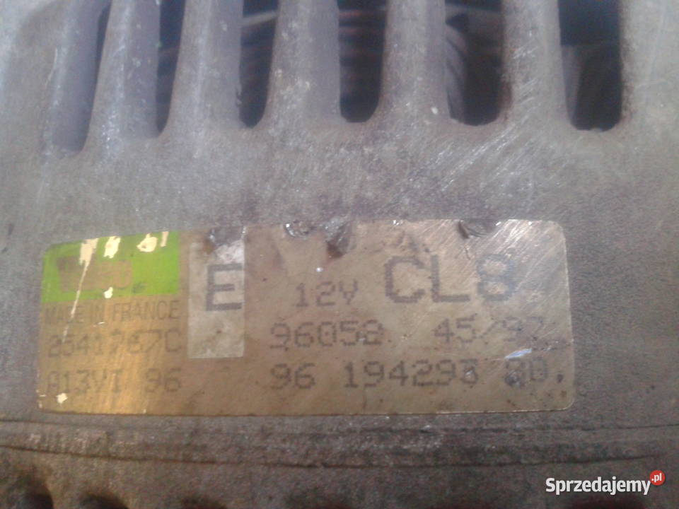 alternator citroen peugeot valeo cl8 2541767C Przemyśl