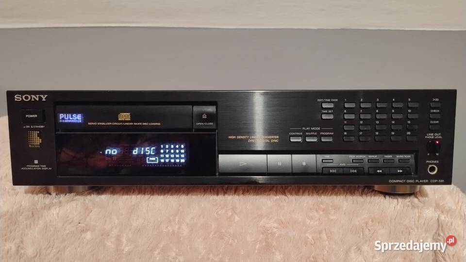 Odtwarzacz CD Sony cdp 591 Trzebuska