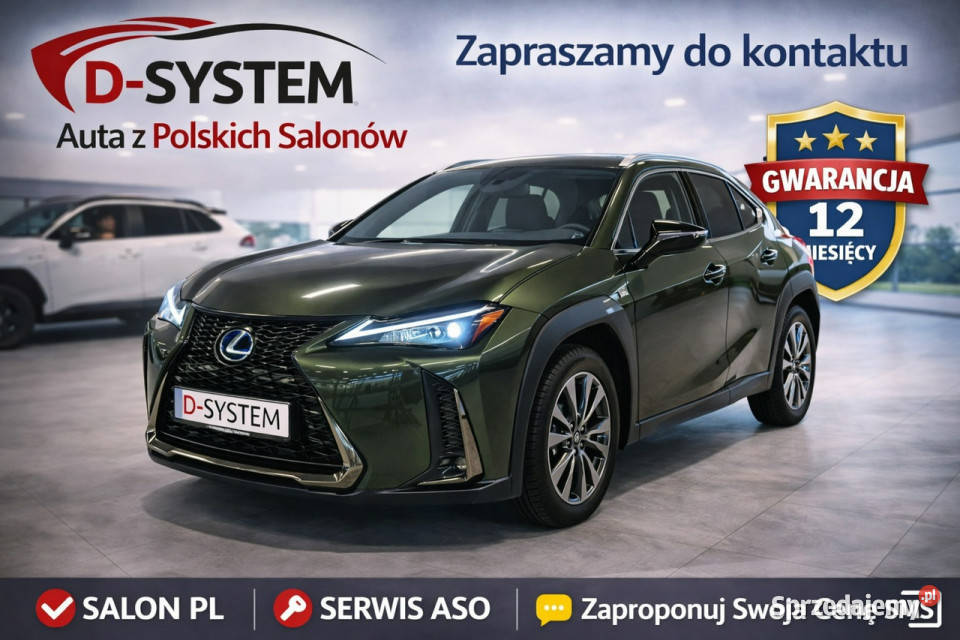 Lexus UX 23 Salon Polska 20 HYBRID Lexus UX 20 czujnik zmierzchu