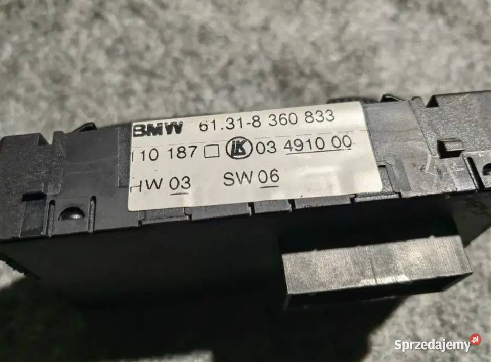 Panel sterowania fotela BMW E38 E39 lewy Żory