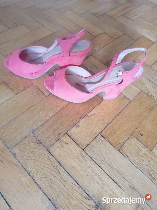 Buty skóra kolor łososiowy pomorskie Gdańsk