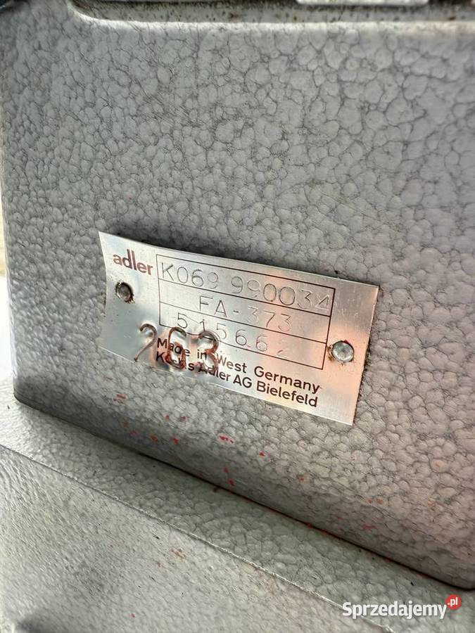 Adler 069 Durkopp ramienna maszyna do szycia Produkcja Łaskarzew sprzedam