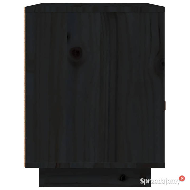 Szafka nocna czarna 40x34x45 lite drewno sosnowe Warszawa