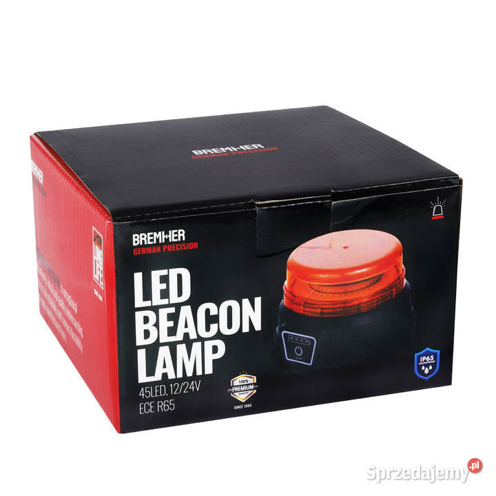LAMPA OSTRZEGAWCZA KOGUT BEZPRZEWODOWA PŁASKA uniwersalne Lampy ostrzegawcze, koguty