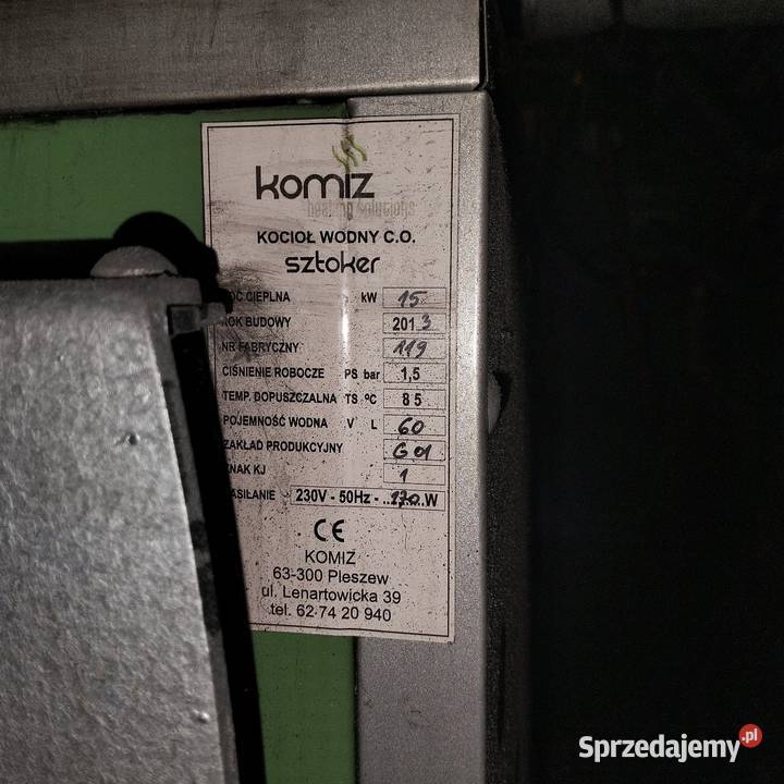 Sprzedam kocioł na ekogroszek Sztoker Wyszków sprzedam