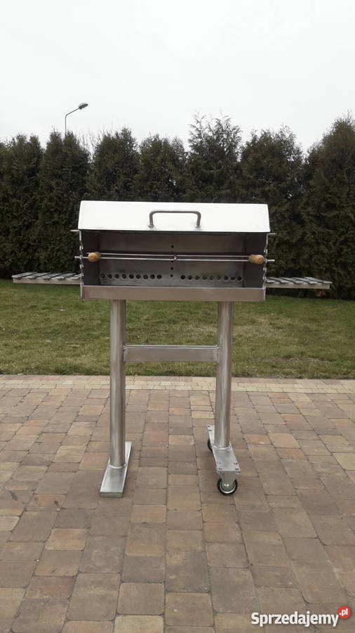 solidny grill ogrodowy blacha 5 mm nierdzewny Damasławek