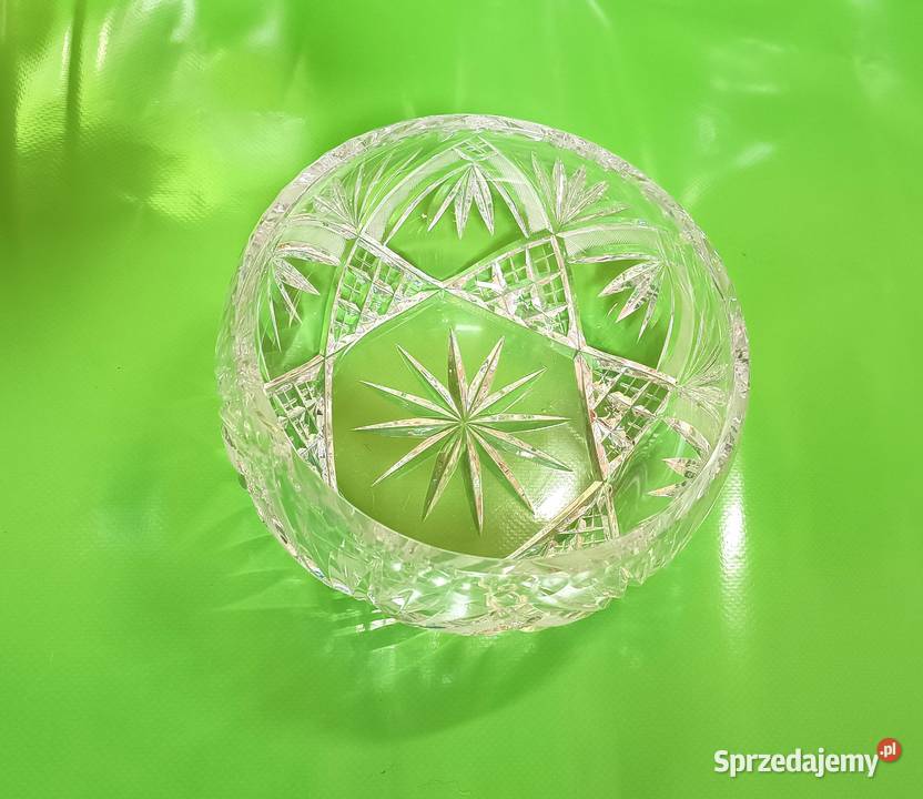 Miska kryształowa kryształ duża ciężka Opole