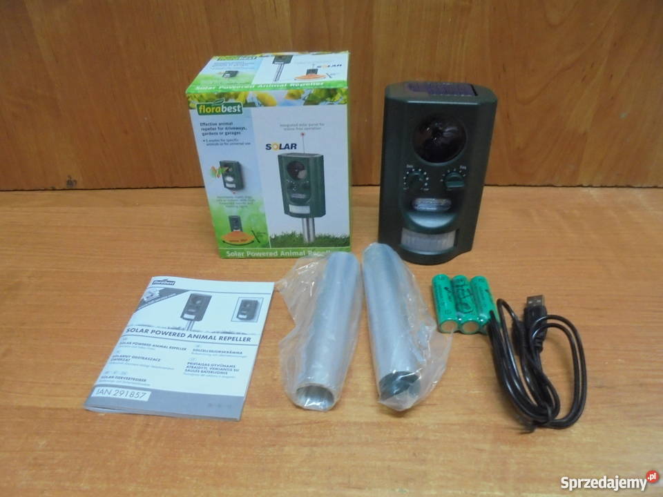 Odstraszacz Zwierząt SOLARNY Nieużywany