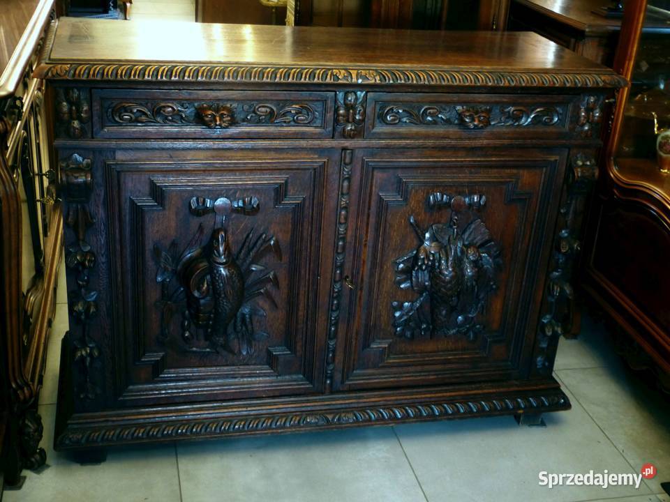 Wspaniała komodaszafka myśliwska dąbsklep Dąbrowa Górnicza
