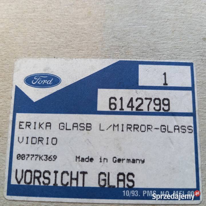 614279981AB17K741EA Szkło lusterka ESCORT osobowe Kraków