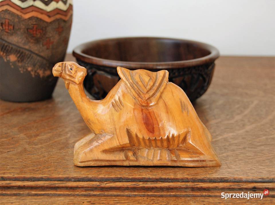 Wielbłąd rzeźba afrykańska Egipt rękodzieło