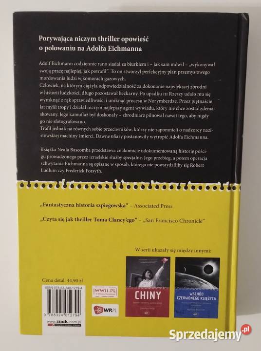 Wytropić Eichmanna Neal Bascomb łódzkie Bełchatów